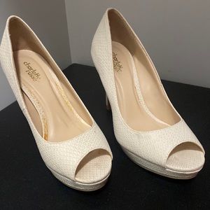 Heels, ivory, size 7